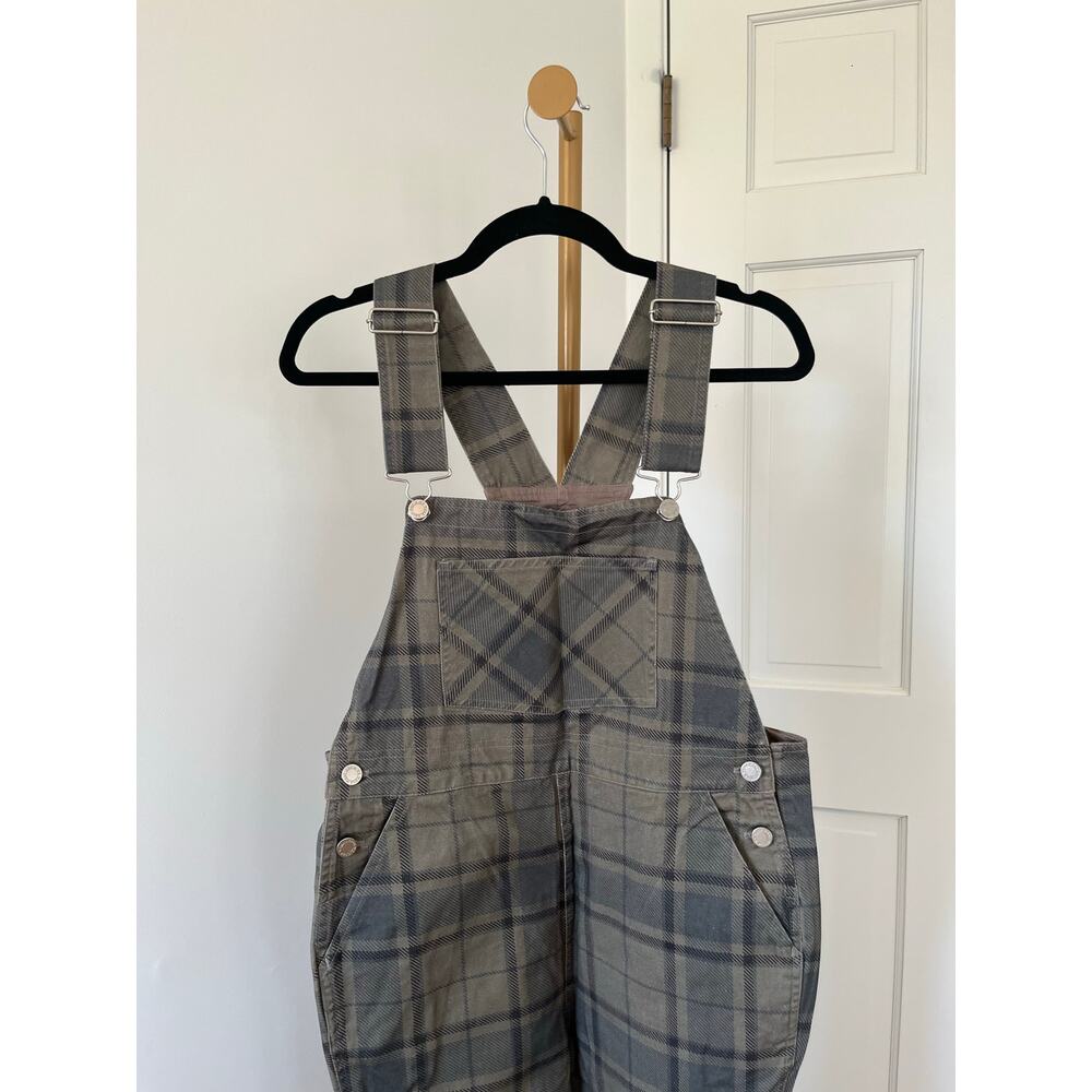 WeWoreWhat Plaid Basic Overall S NWT - image 3